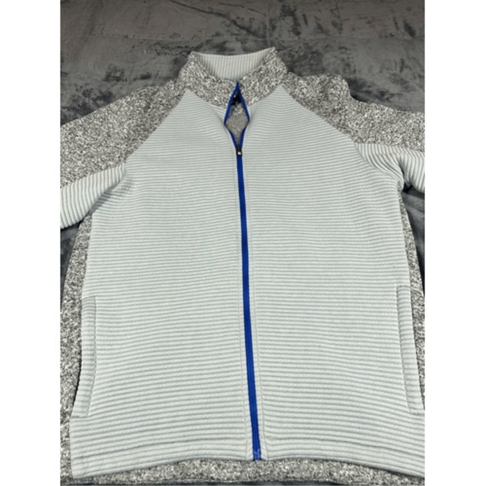 Footjoy Gray, men's full zip softshell jacket size M casual golf